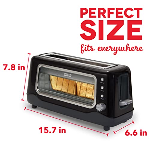 DASH Clear View Toaster: Extra Wide Slot Toaster with See Through Wind -  Gallis Hill House