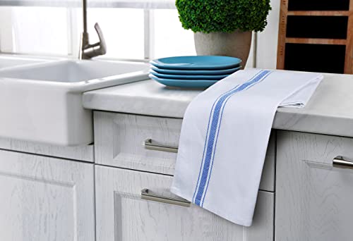 Kitchen Towels (12 Pack,15x25 Inch) Pure Cotton Dish Cloth by